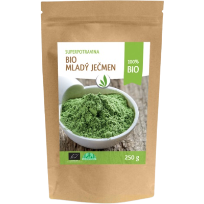 ALLNATURE Mladý ječmeň prášok BIO 250 g ALLNATURE Mladý ječmeň prášok BIO 250 g