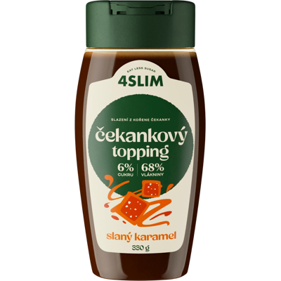 4SLIM Čakankový topping slaný karamel 330 g 4SLIM Čakankový topping slaný karamel 330 g