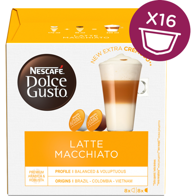 NESCAFÉ Dolce Gusto Latte Macchiato kapsule 16 kapsúl NESCAFÉ Dolce Gusto Latte Macchiato kapsule 16 kapsúl