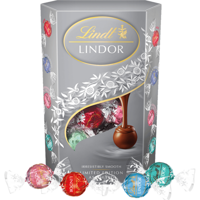 LINDT Lindor Assorted Silver 337 g LINDT Lindor Assorted Silver 337 g