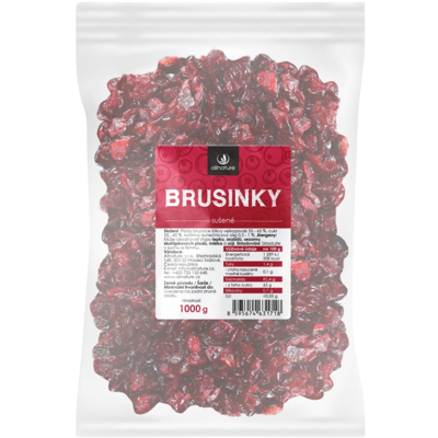 ALLNATURE Brusnica sušená 1000 g ALLNATURE Brusnica sušená 1000 g