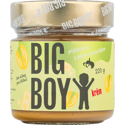 BIG BOY Pistácie s bielou čokoládou 220 g BIG BOY Pistácie s bielou čokoládou 220 g
