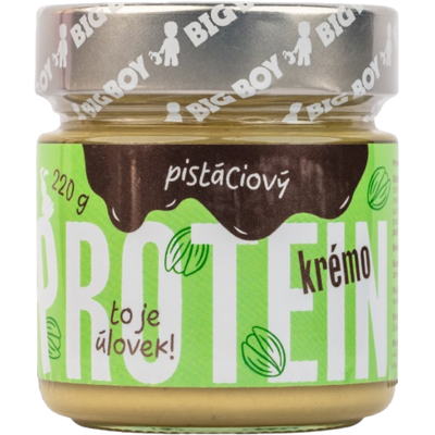 BIG BOY Proteínový pistáciový krém 220 g BIG BOY Proteínový pistáciový krém 220 g