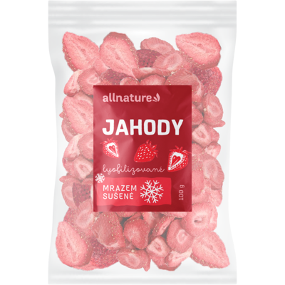 ALLNATURE Jahoda sušená mrazom 100 g ALLNATURE Jahoda sušená mrazom 100 g