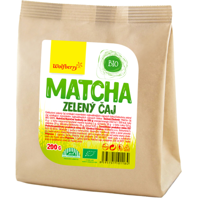 WOLFBERRY Matcha čaj BIO 200 g WOLFBERRY Matcha čaj BIO 200 g