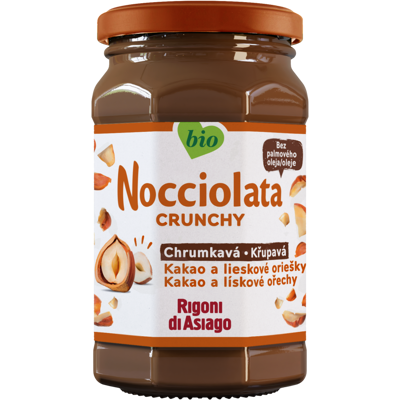 RIGONI DI ASIAGO Nocciolata BIO Crunchy lieskovooriešková nátierka 250 g RIGONI DI ASIAGO Nocciolata BIO Crunchy lieskovooriešková nátierka 250 g