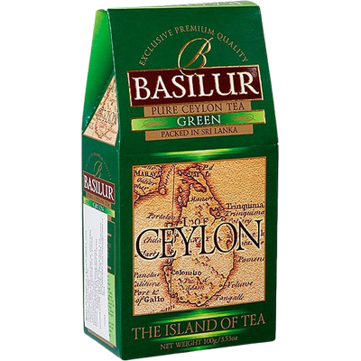 BASILUR Island of Tea Ceylon Green paper 100 g BASILUR Island of Tea Ceylon Green paper 100 g
