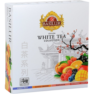 BASILUR White Tea Assorted 40 x 1.5 g BASILUR White Tea Assorted 40 x 1.5 g
