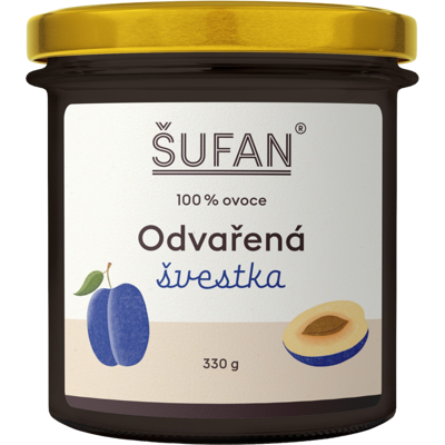 ŠUFAN Odvarená slivka 330 g ŠUFAN Odvarená slivka 330 g