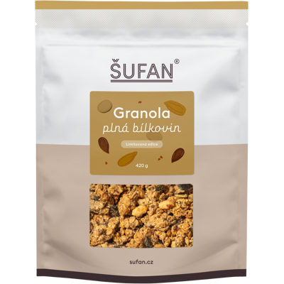 ŠUFAN Granola plná bielkovín 420 g ŠUFAN Granola plná bielkovín 420 g