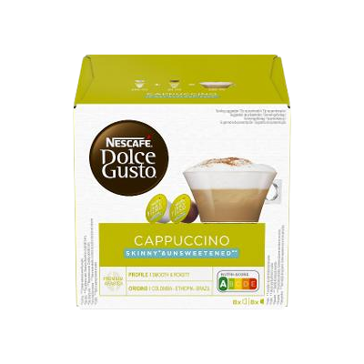 NESCAFÉ Dolce Gusto Cappuccino Skinny Unsweetened 16 ks NESCAFÉ Dolce Gusto Cappuccino Skinny Unsweetened 16 ks