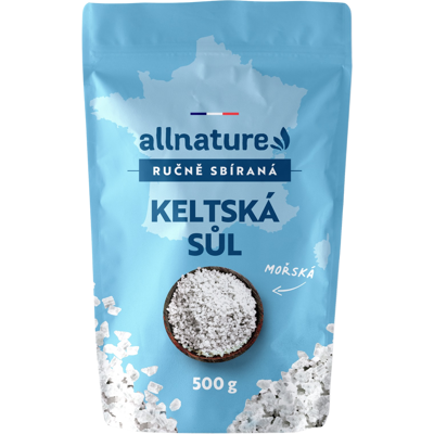 ALLNATURE Keltská soľ 500 g ALLNATURE Keltská soľ 500 g