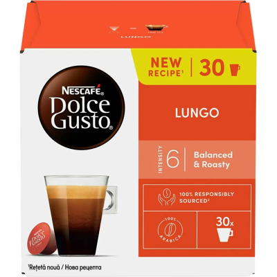 NESCAFÉ Dolce Gusto® Lungo – kávové kapsule 30 ks NESCAFÉ Dolce Gusto® Lungo – kávové kapsule 30 ks