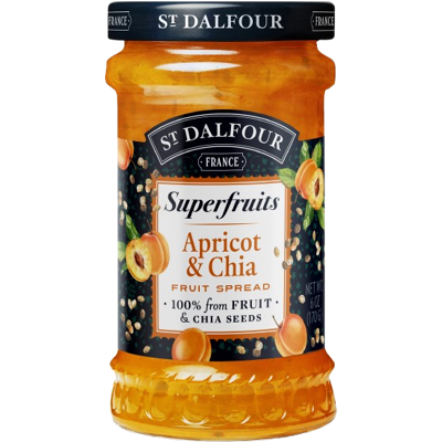 ST.DALFOUR Ovocná nátierka Marhuľa&Chia 170 g ST.DALFOUR Ovocná nátierka Marhuľa&Chia 170 g