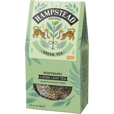HAMPSTEAD TEA BIO zelený sypaný čaj 100 g HAMPSTEAD TEA BIO zelený sypaný čaj 100 g