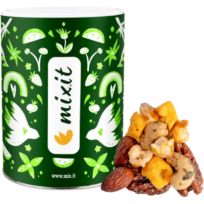 MIXIT Crunchy mix - Syr, crunchy corn a oriešky s medvedím cesnakom 300 g MIXIT Crunchy mix - Syr, crunchy corn a oriešky s medvedím cesnakom 300 g