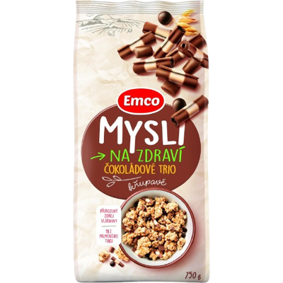 EMCO Mysli čokoládové trio 750 g EMCO Mysli čokoládové trio 750 g