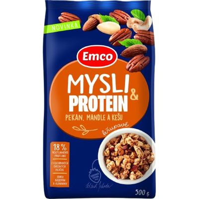 EMCO Müsli proteínové pekan/mandle/kešu 500 g EMCO Müsli proteínové pekan/mandle/kešu 500 g