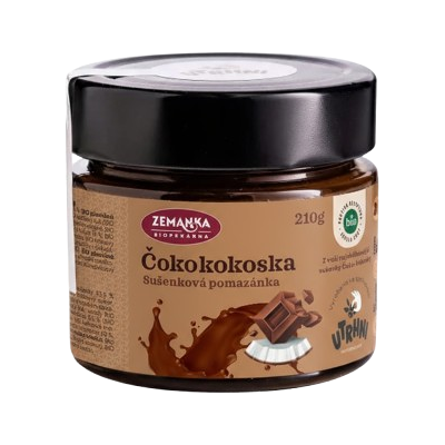 ZEMANKA Čokokokoska - BIO sušienková nátierka 210 g ZEMANKA Čokokokoska - BIO sušienková nátierka 210 g