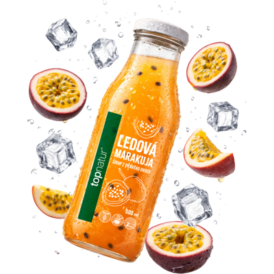 TOPNATUR Ľadová marakuja - sirup z pravého ovocia 500 ml TOPNATUR Ľadová marakuja - sirup z pravého ovocia 500 ml