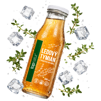 TOPNATUR Ľadový tymian - sirup z pravých byliniek 500 ml TOPNATUR Ľadový tymian - sirup z pravých byliniek 500 ml