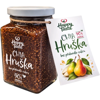 BEZVA MÜSLI Džem s chia, hruškou a rebarborou 260 g BEZVA MÜSLI Džem s chia, hruškou a rebarborou 260 g