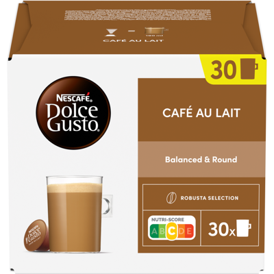 NESCAFÉ Dolce Gusto® Café au Lait – kávové kapsule 30 kapsúl NESCAFÉ Dolce Gusto® Café au Lait – kávové kapsule 30 kapsúl