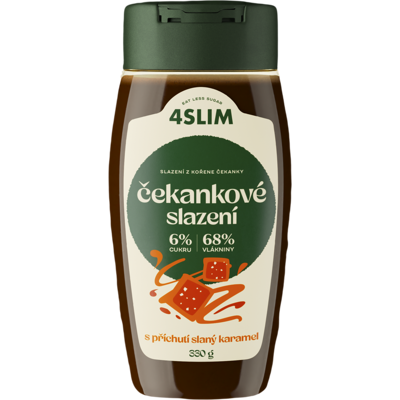 4SLIM Čekankové sladidlo s príchuťou slaného karamelu 330 g 4SLIM Čekankové sladidlo s príchuťou slaného karamelu 330 g