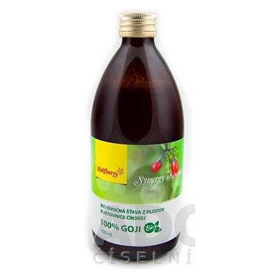 WOLFBERRY Bio ovocná šťava z plodov kustovnice činskej 500 ml WOLFBERRY Bio ovocná šťava z plodov kustovnice činskej 500 ml