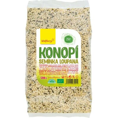 WOLFBERRY Konopné semienko lúpané BIO 500 g WOLFBERRY Konopné semienko lúpané BIO 500 g