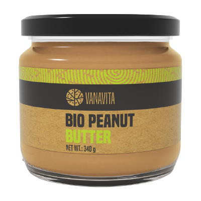 VANAVITA BIO Arašidové maslo jemné 340 g VANAVITA BIO Arašidové maslo jemné 340 g