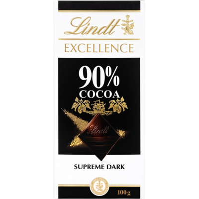 LINDT Excellence čokoláda horká 90% 100 g LINDT Excellence čokoláda horká 90% 100 g