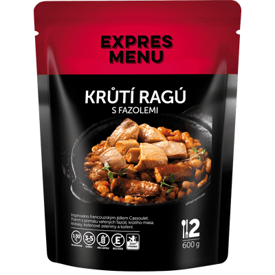 EXPRES MENU Morčacie ragú s fazuľami 2 porcie 600 g EXPRES MENU Morčacie ragú s fazuľami 2 porcie 600 g