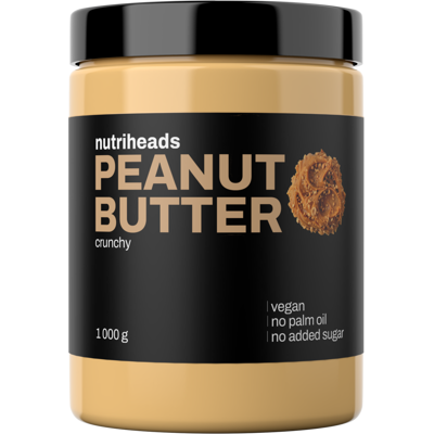 NUTRIHEADS Arašidové maslo chrumkavé 1000 g NUTRIHEADS Arašidové maslo chrumkavé 1000 g