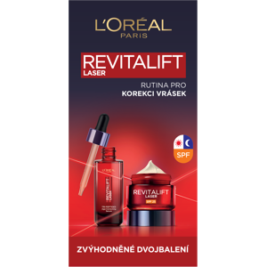 L'ORÉAL PARIS Revitalift Laser sérum + SPF 25 krém 2 x 50 ml L'ORÉAL PARIS Revitalift Laser sérum + SPF 25 krém 2 x 50 ml