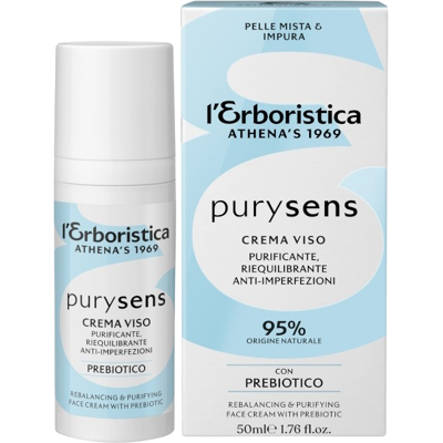 ERBORISTICA Purysens Pleťový krém vyrovnávací, čistiaci s prebiotikami na mastnú pleť 50 ml ERBORISTICA Purysens Pleťový krém vyrovnávací, čistiaci s prebiotikami na mastnú pleť 50 ml