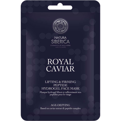 NATURA SIBERICA Royal Caviar, Liftingová a spevňujúca peptidová hydrogélová pleťová maska NATURA SIBERICA Royal Caviar, Liftingová a spevňujúca peptidová hydrogélová pleťová maska