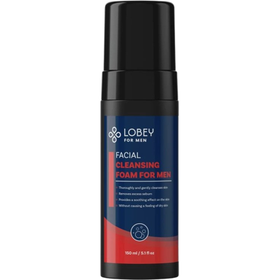 LOBEY Čistiaca pena na tvár pre mužov 150 ml LOBEY Čistiaca pena na tvár pre mužov 150 ml