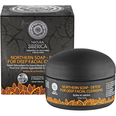 NATURA SIBERICA Severské detoxikačné mydlo na čistenie pleti 120 ml NATURA SIBERICA Severské detoxikačné mydlo na čistenie pleti 120 ml