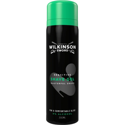 WILKINSON SWORD Sensitive Shave Gél na holenie 200 ml WILKINSON SWORD Sensitive Shave Gél na holenie 200 ml