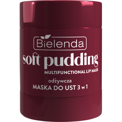 BIELENDA SOFT PUDDING Vyživujúca maska na pery 3v1, Very Cherry 12 g BIELENDA SOFT PUDDING Vyživujúca maska na pery 3v1, Very Cherry 12 g