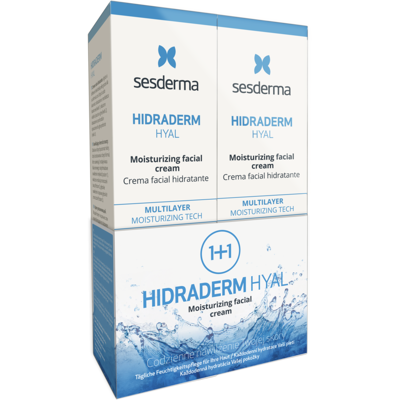 SESDERMA darčeková sada Hidraderm Hyal hydratačný krém 1+1 2 x 50 ml SESDERMA darčeková sada Hidraderm Hyal hydratačný krém 1+1 2 x 50 ml