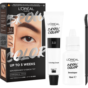 L'ORÉAL PARIS Brow Color 3.0 Dark Brunette semi-permanentná farba na obočie L'ORÉAL PARIS Brow Color 3.0 Dark Brunette semi-permanentná farba na obočie