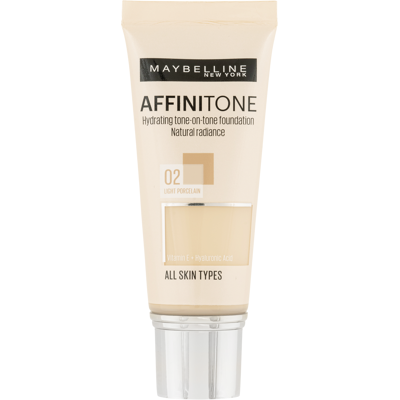 MAYBELLINE NEW YORK Affinitone make-up odtieň 02 Light Porcelain 30 ml MAYBELLINE NEW YORK Affinitone make-up odtieň 02 Light Porcelain 30 ml