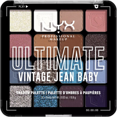 NYX PROFESSIONAL MAKEUP Shadow Palette Vintage Jean Baby paletka očných tieňov NYX PROFESSIONAL MAKEUP Shadow Palette Vintage Jean Baby paletka očných tieňov