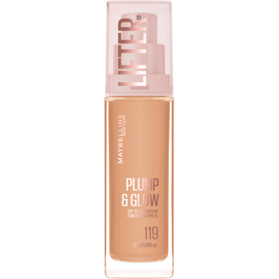 MAYBELLINE NEW YORK Lifter Foundation 119 Rozjasňujúci make-up Plump & Glow 30 ml MAYBELLINE NEW YORK Lifter Foundation 119 Rozjasňujúci make-up Plump & Glow 30 ml