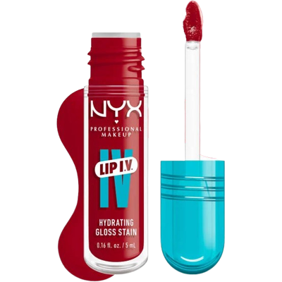 NYX PROFESSIONAL MAKEUP Lip I.V. Hydrating Gloss Stain 22 Cherry Drenched 5 ml NYX PROFESSIONAL MAKEUP Lip I.V. Hydrating Gloss Stain 22 Cherry Drenched 5 ml