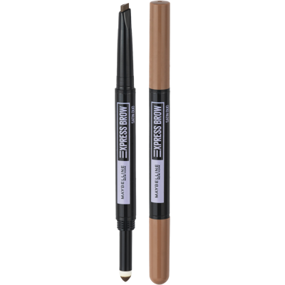 MAYBELLINE NEW YORK NY Express Brow Satin Duo 01 Dark Blonde Ceruzka a púder na obočie duo MAYBELLINE NEW YORK NY Express Brow Satin Duo 01 Dark Blonde Ceruzka a púder na obočie duo