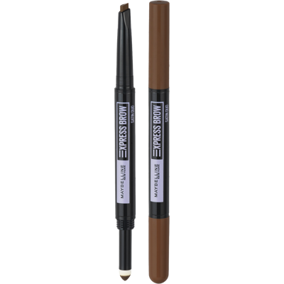 MAYBELLINE NEW YORK NY Express Brow Satin Duo 02 Medium Brown Ceruzka a púder na obočie duo MAYBELLINE NEW YORK NY Express Brow Satin Duo 02 Medium Brown Ceruzka a púder na obočie duo