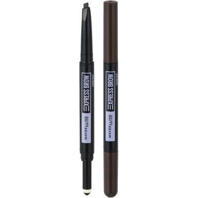 MAYBELLINE NEW YORK NY Express Brow Satin Duo 04 Dark Brown Ceruzka a púder na obočie duo MAYBELLINE NEW YORK NY Express Brow Satin Duo 04 Dark Brown Ceruzka a púder na obočie duo